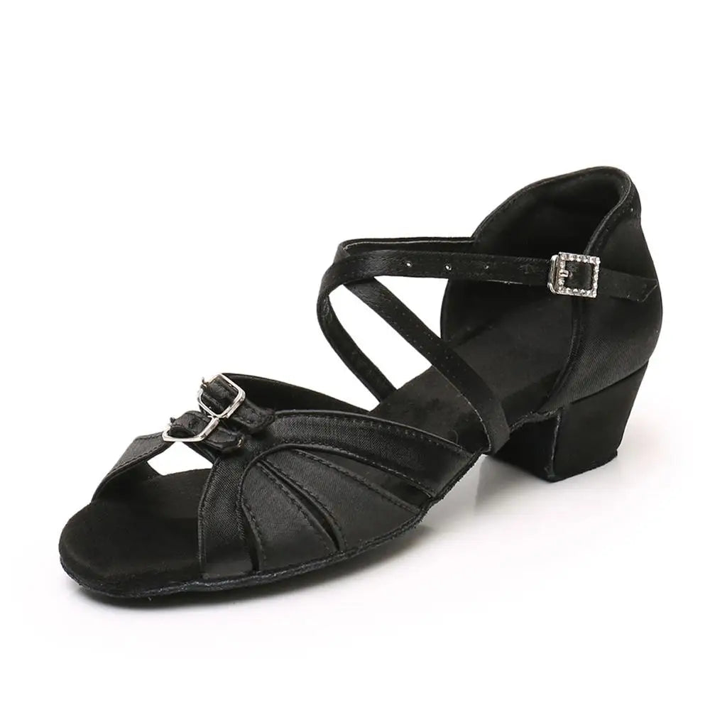 Ballroom Latin shoes with Modern Tango Dancing Performance Shoes Salsa Sandals