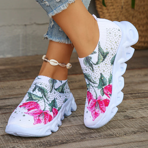 Breathable Air Mesh Casual Shoes Women Light Weight Walking Sports Flats