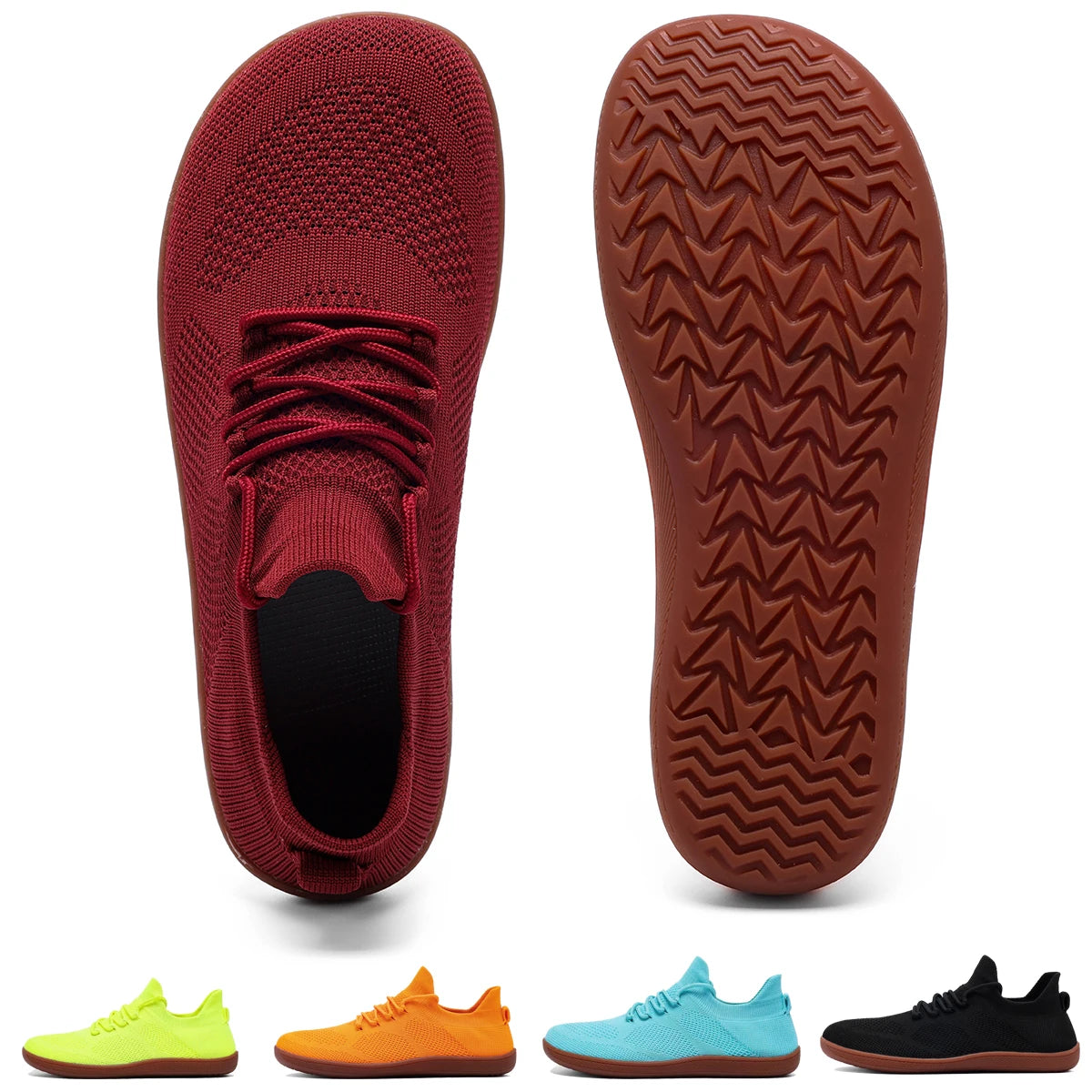 Wide Toe Barefoot Shoes Men and Women Sneakers Shoes | Zero Drop Sole | Breathable Mesh