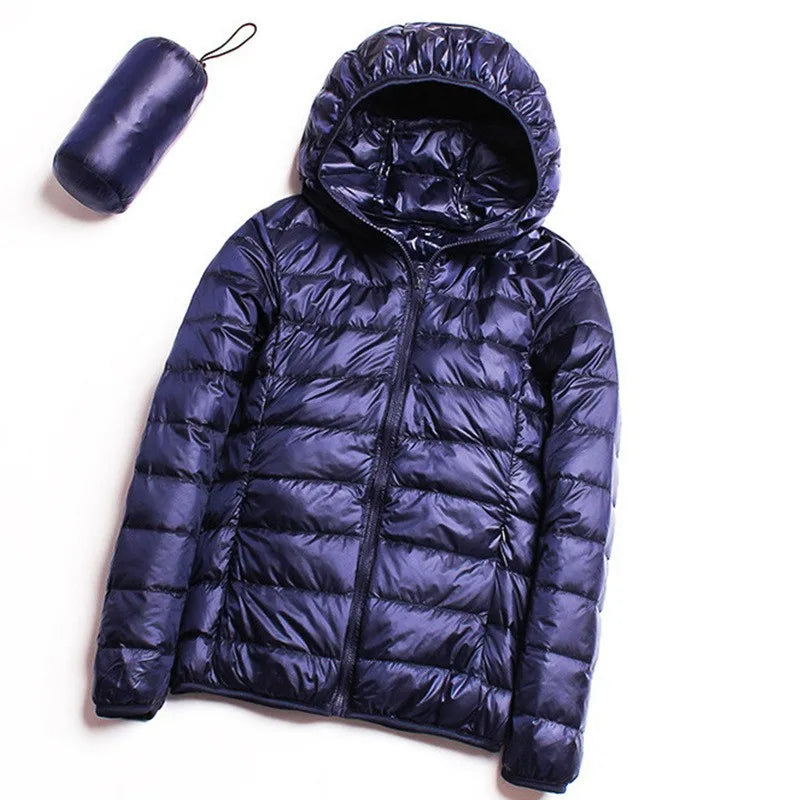 Lightweight Water-Resistant Packable Hooded Jackets