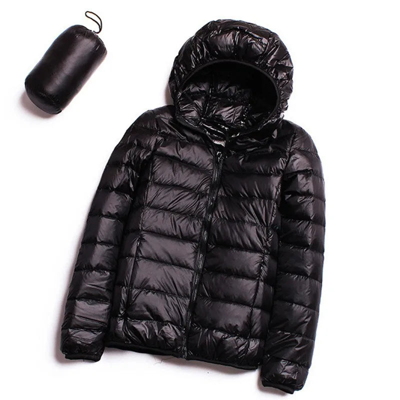 Lightweight Water-Resistant Packable Hooded Jackets
