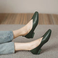 Casual Flats Female Retro Shoes Low Heeled Soft Soled