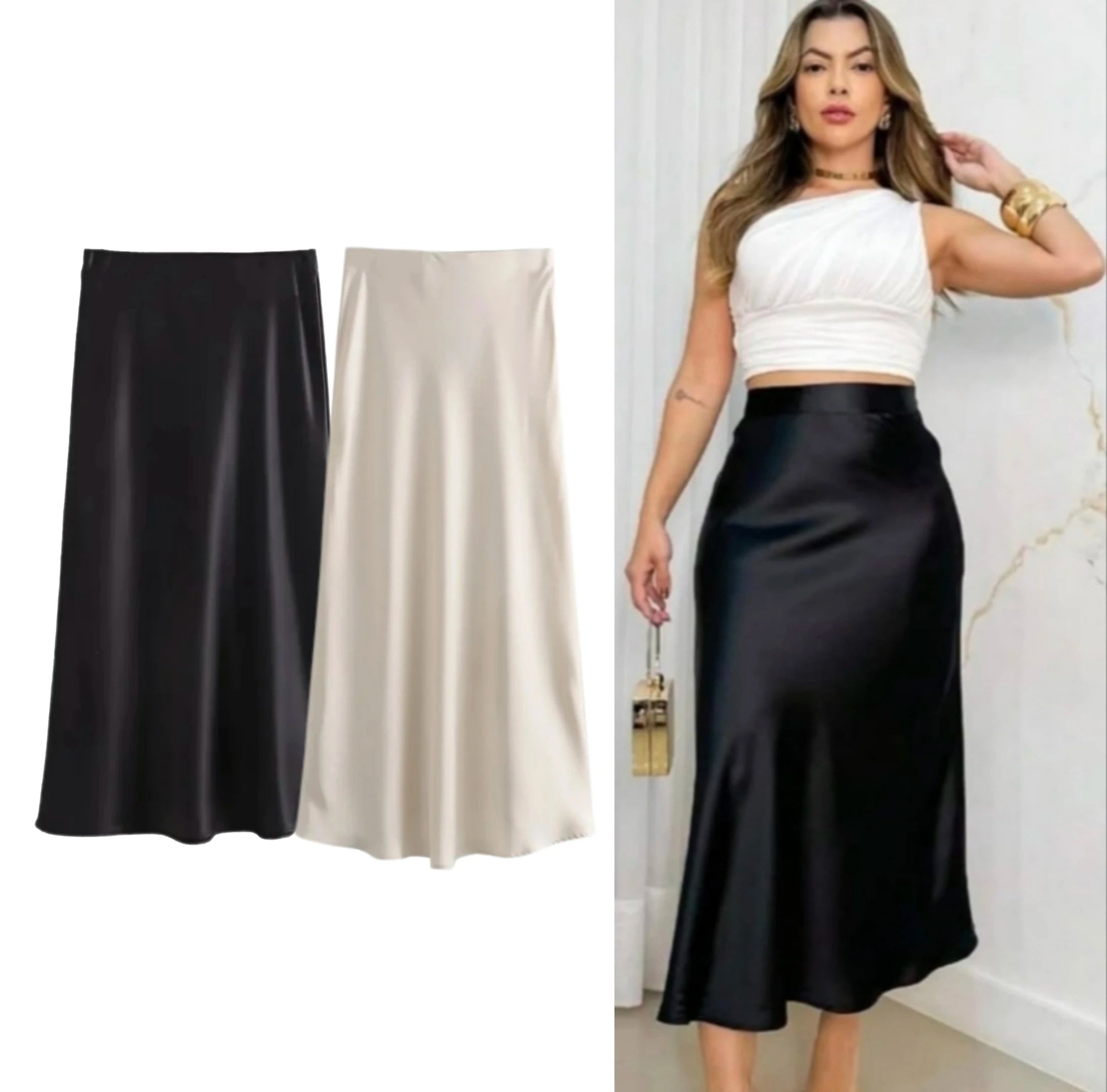 Women Long Office Daily Skirts