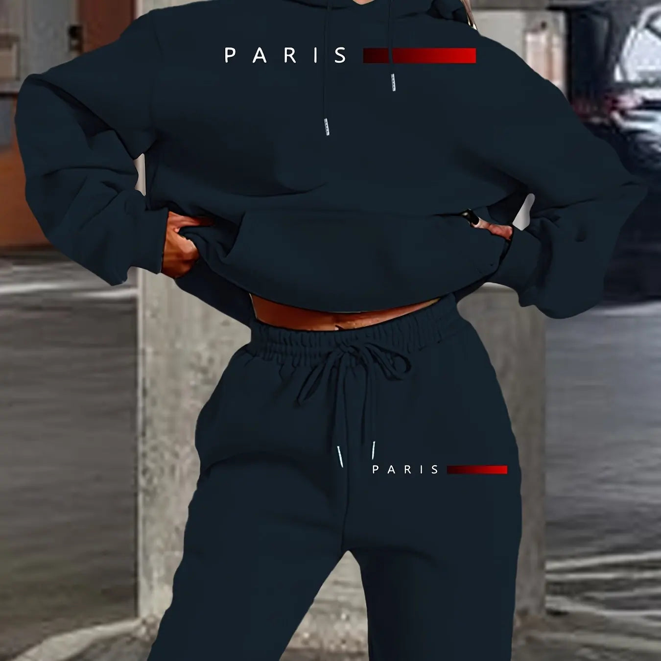 Hoodies+Sweatpant Set  Casual Wear