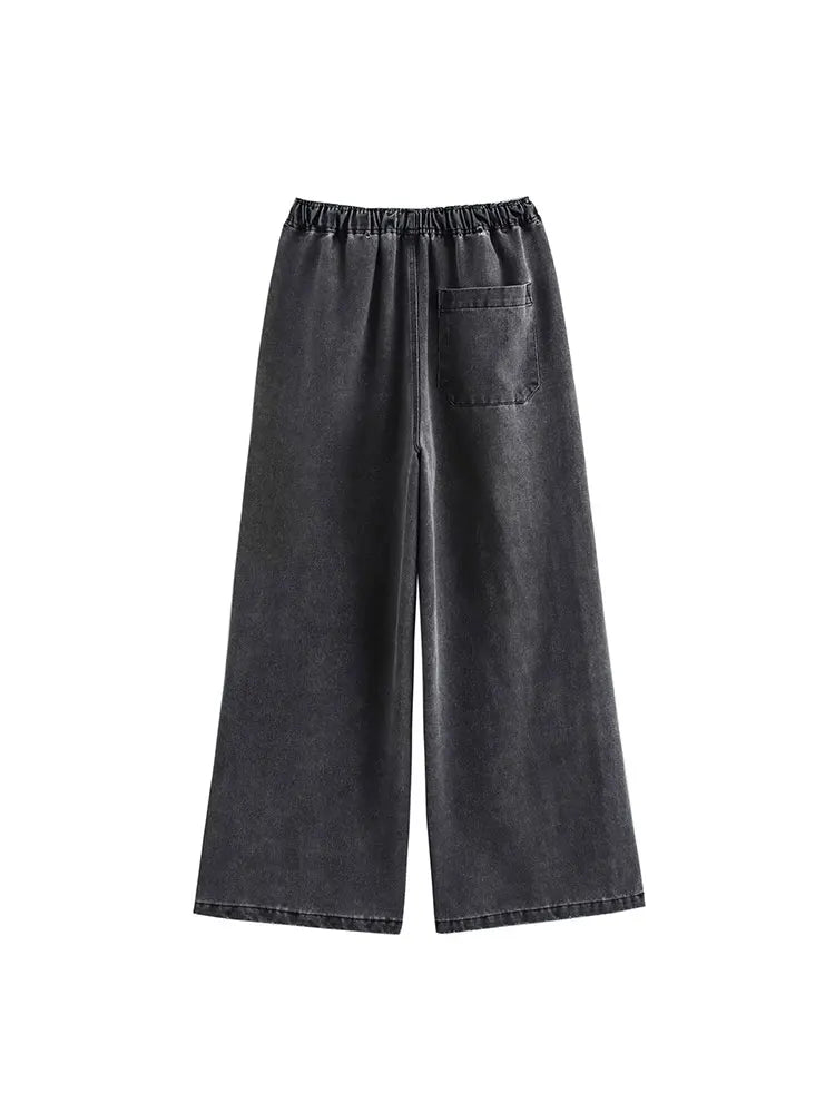 Jeans Female Denim Pant Two Piece Set