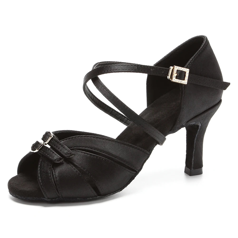 Women Ballroom Latin Dance Shoes Adjustable Modern