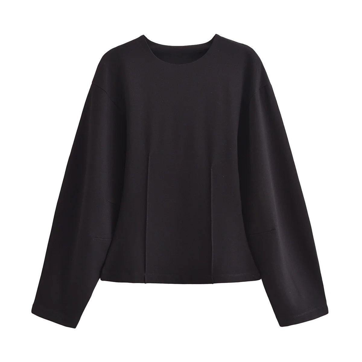 2-Piece Set Double-Sided Fabric Round Neck Casual Wear