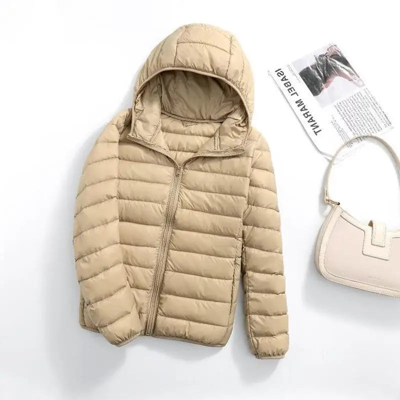 Lightweight Water-Resistant Packable Hooded Jackets