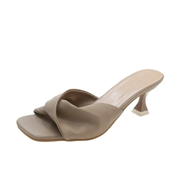 Fashion Mixed Color Slip On Slides Summer Party Stripper Sandal Shoes