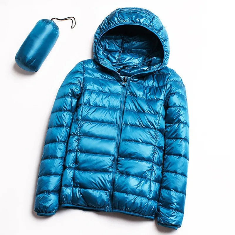 Lightweight Water-Resistant Packable Hooded Jackets