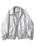 Women Zipper Vintage  Coat
