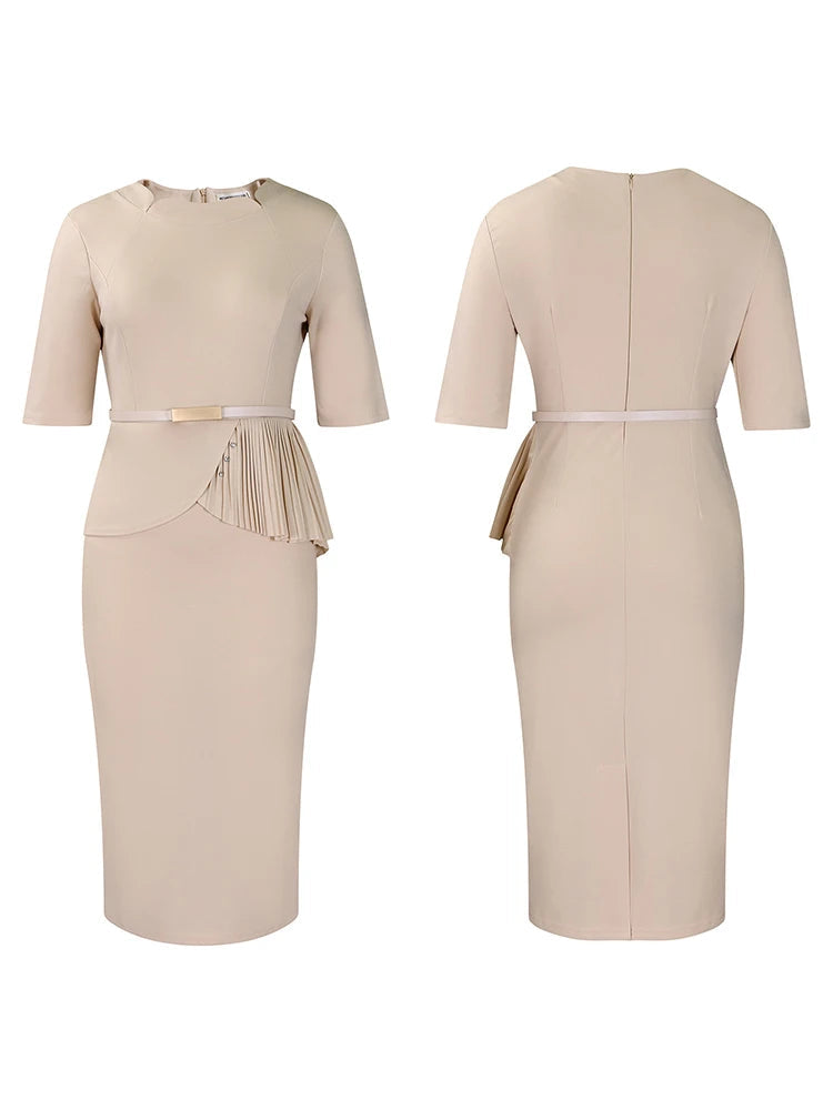 Office Lady Mid Dresses