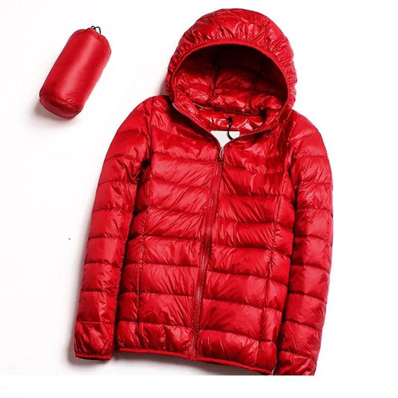 Lightweight Water-Resistant Packable Hooded Jackets