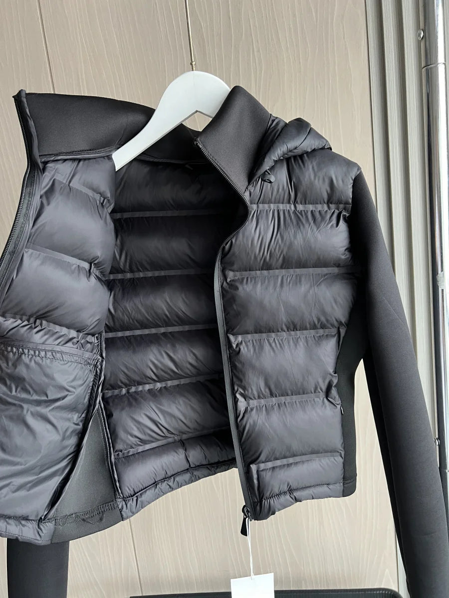 Black puffer vest 