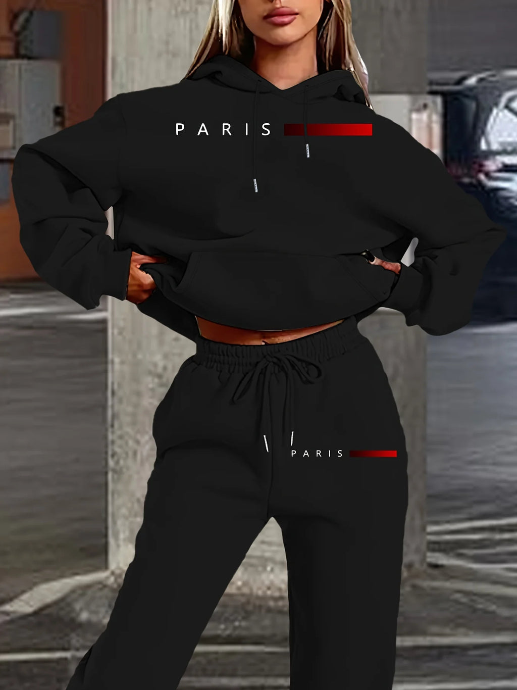 Hoodies+Sweatpant Set  Casual Wear