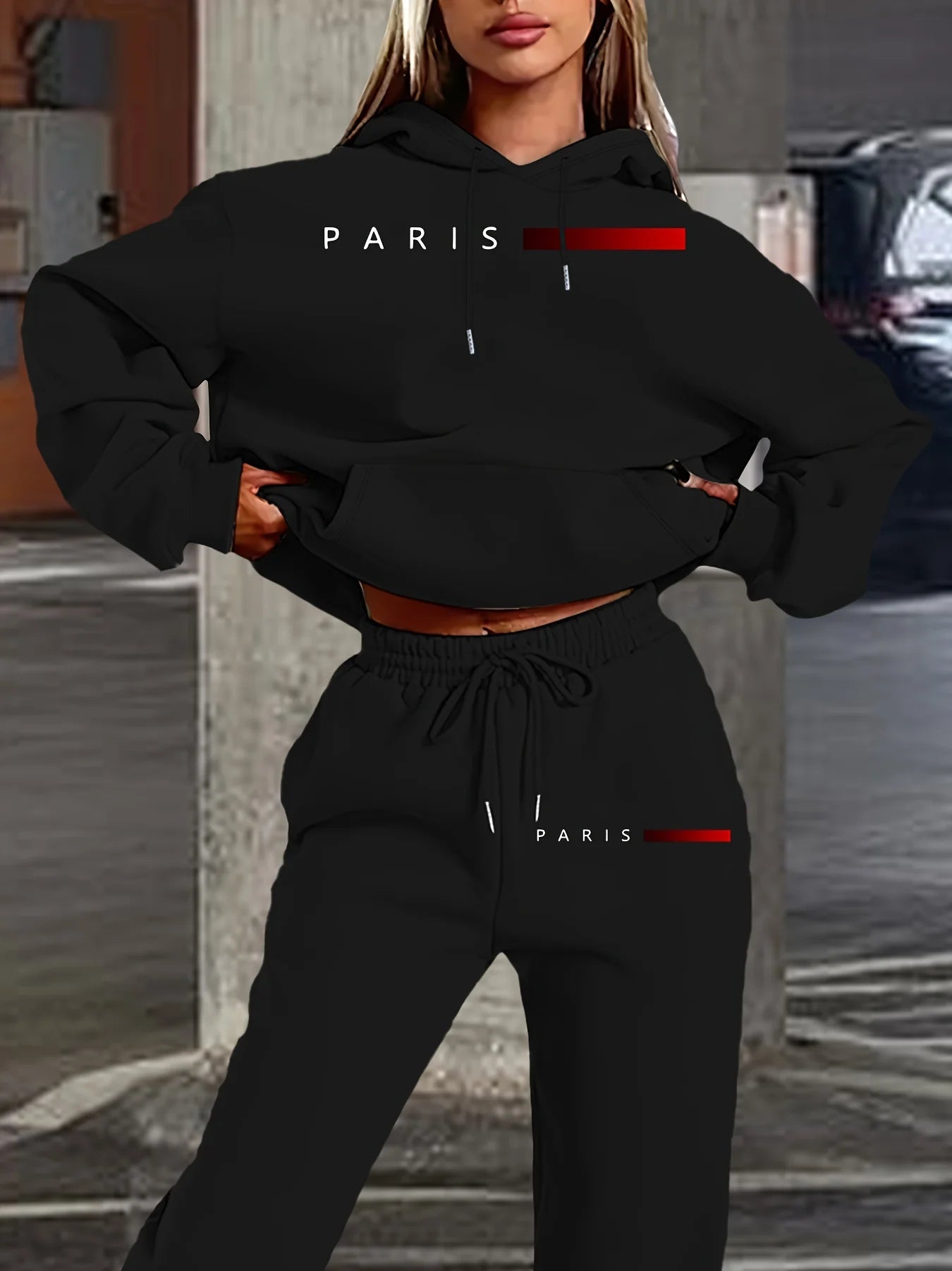 Hoodies+Sweatpant Set  Casual Wear