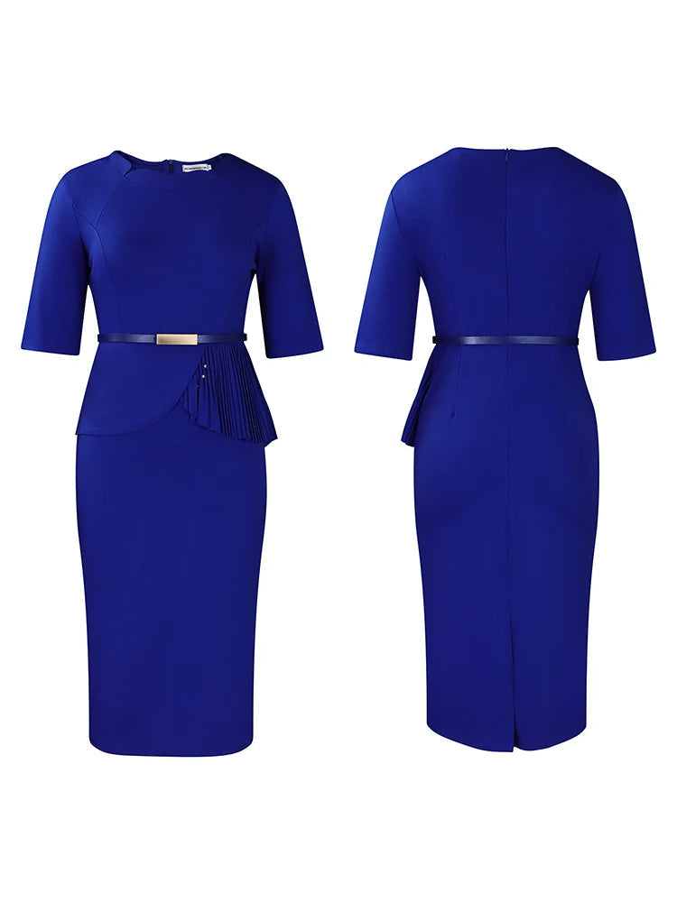 Office Lady Mid Dresses