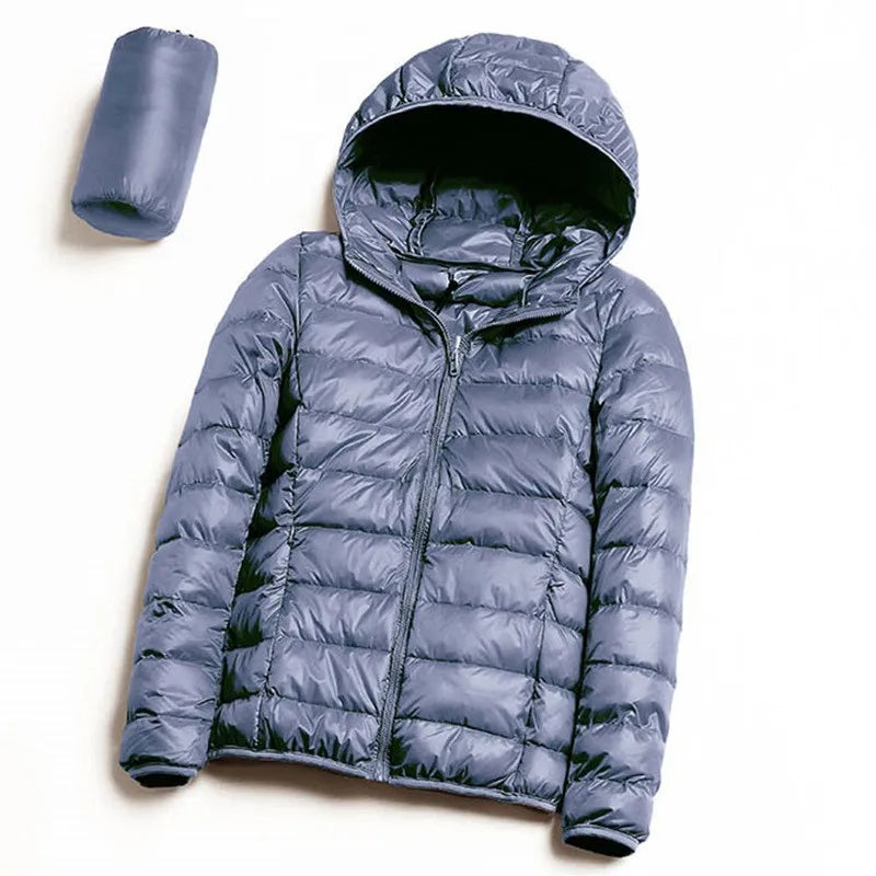Lightweight Water-Resistant Packable Hooded Jackets