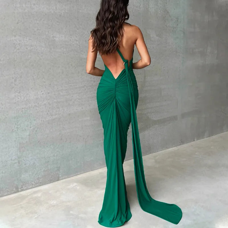Backless Sexy Dress Outfit