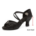 Women Ballroom Latin Dance Shoes Adjustable Modern