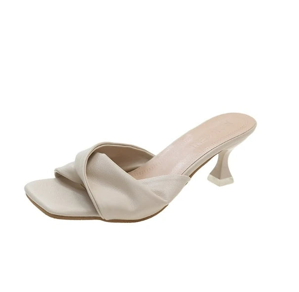 Fashion Mixed Color Slip On Slides Summer Party Stripper Sandal Shoes