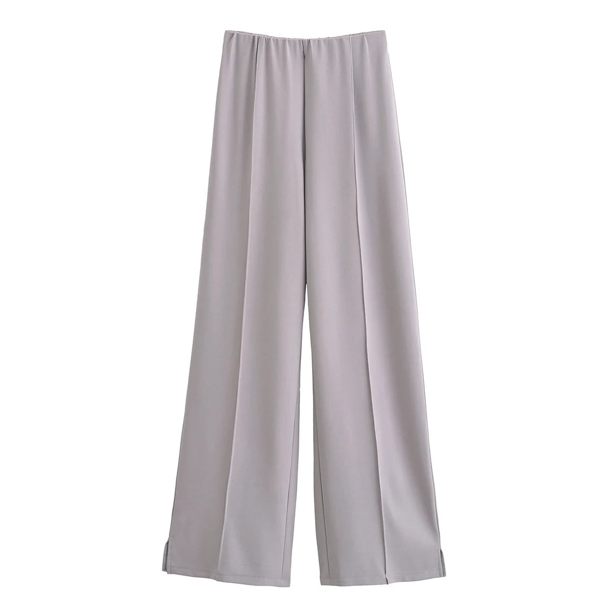 2-Piece Set Double-Sided Fabric Round Neck Casual Wear