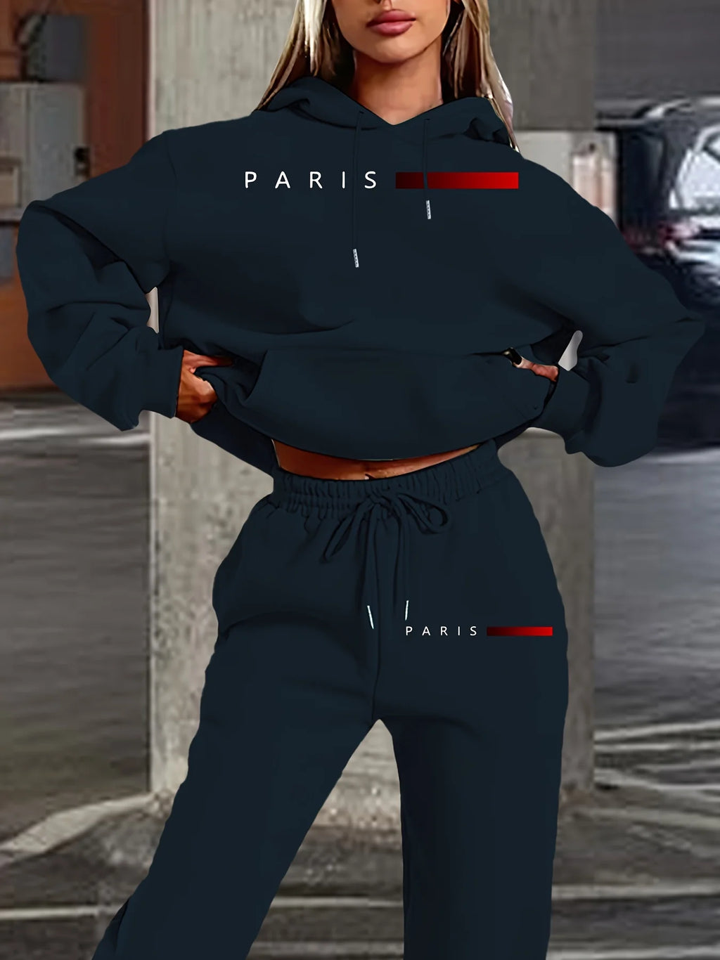 Hoodies+Sweatpant Set  Casual Wear