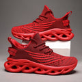Mesh Tennis Sports Running Walking Outdoor Red Flying Weave Women Slip-on Gym Shoes